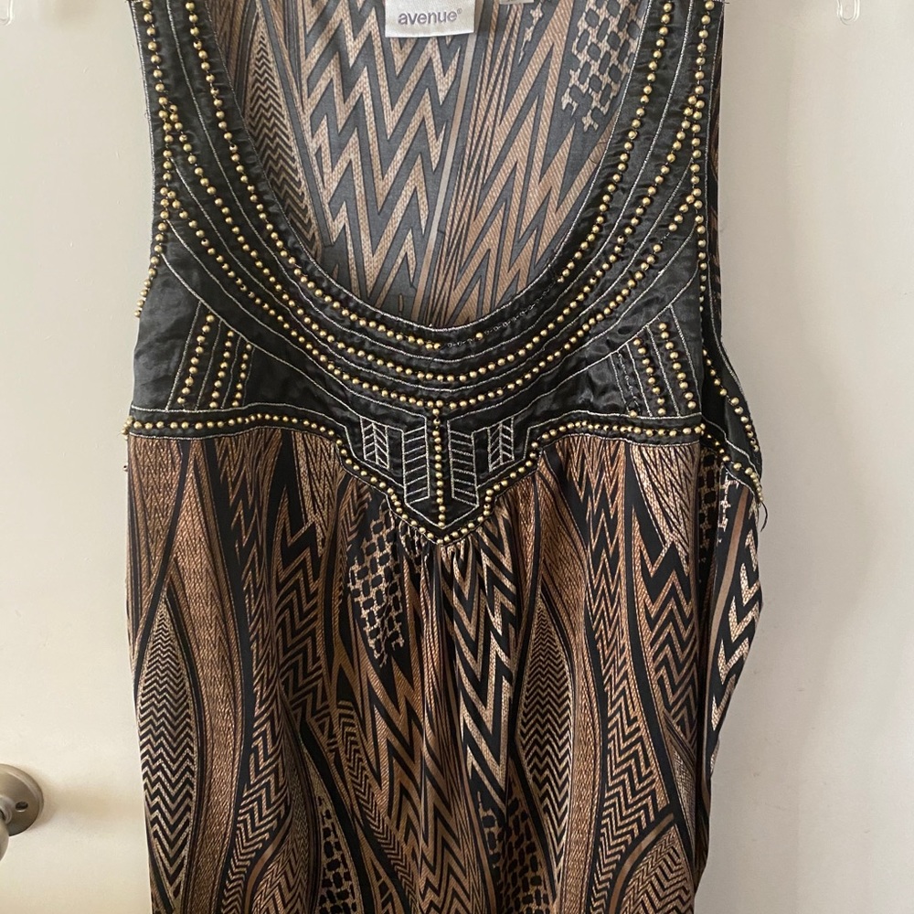 Beaded sleeveless top